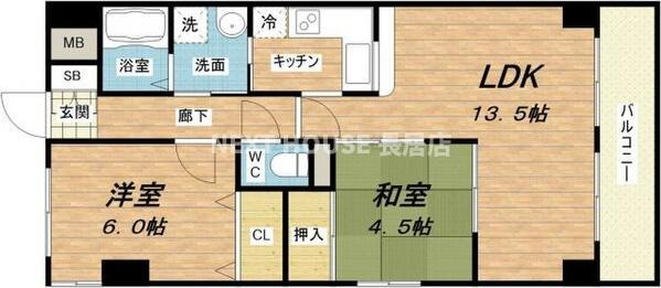 ダイヤモンドパレスの間取り