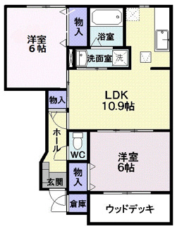 【間取り】 | さくらヶ丘Ａ