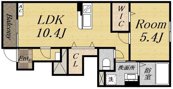 フォレスト宝塚Ⅱの間取り