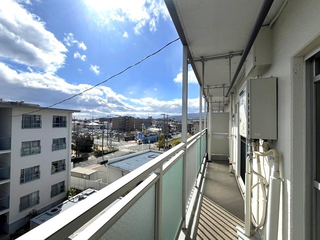 仁川リバーサイドハイツ B棟の展望|南からの陽当り良好
