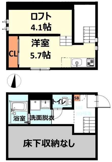 川口市元郷４丁目のアパート