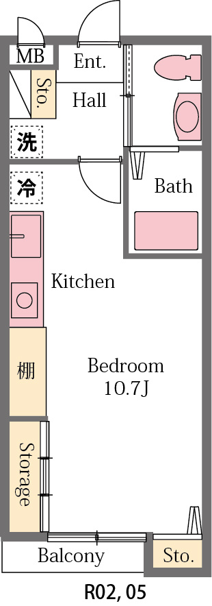 ヴィレッジの間取り