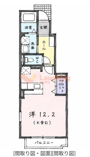 ミーツハオス西町弐番館の間取り