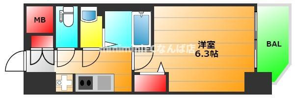プレサンスドームシティコレーレの間取り|現状有姿
