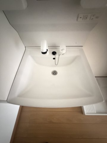 中天マンションの洗面所