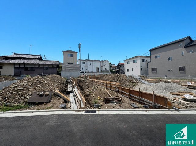 川西市見野　第5期　新築一戸建ての外観|現在の進捗状況です！順調に作業進行中、完成が待ち遠しいです！詳細の間取り等、お気軽にお問い合わせください！