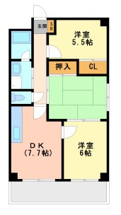 セントポーリア東須磨の間取り