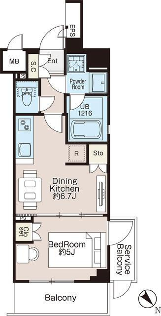 CREATIF三軒茶屋の間取り