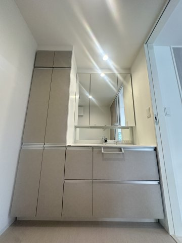 S-RESIDENCE愛宕SOUTHの独立洗面台