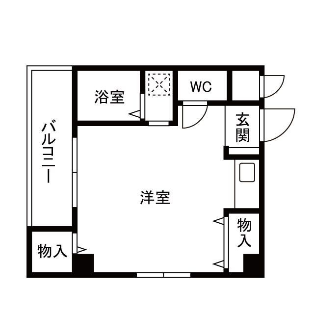 ハイエスト大倉山公園の間取り