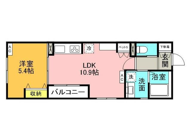 Komazawa Kouen terraceの間取り