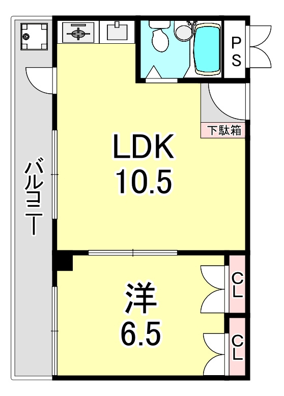 ロゼメゾン須磨の間取り