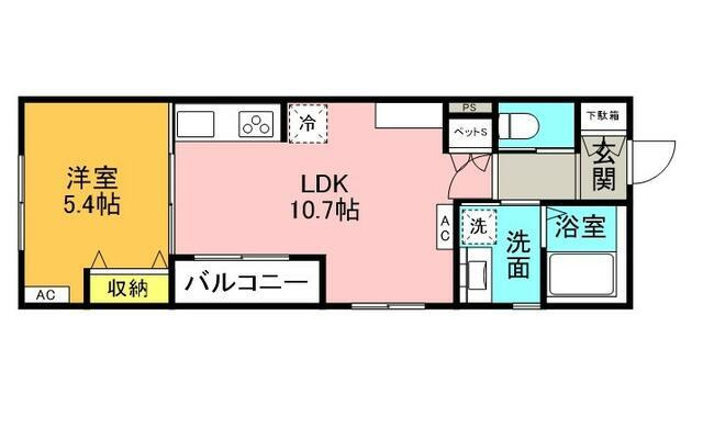 Komazawa Kouen terraceの間取り