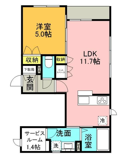 Komazawa Kouen terraceの間取り