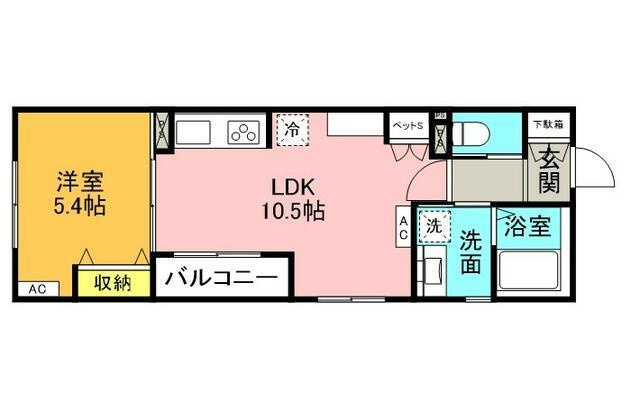 Komazawa Kouen terraceの間取り