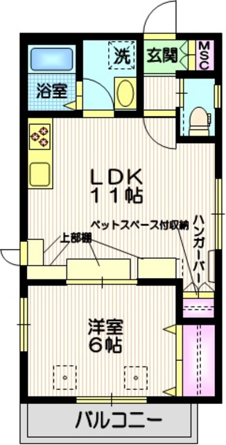 El Patio de la Cola（エルパティオデラコーラ）の間取り|間取り