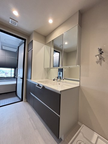 S-RESIDENCE愛宕SOUTHの独立洗面台