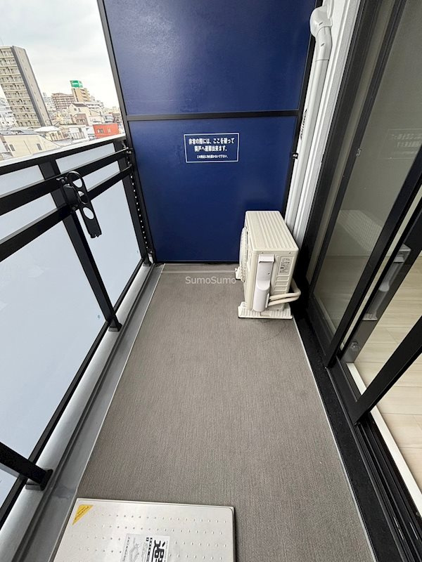 S-RESIDENCE大阪九条Northのバルコニー