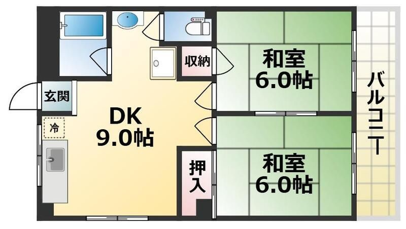 村田マンションの間取り