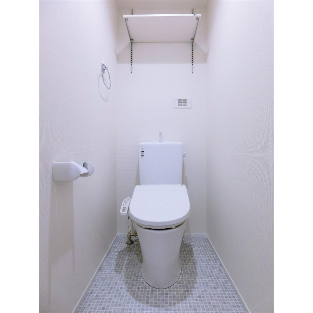結城野ベースのトイレ|落ち着いた色調のトイレです