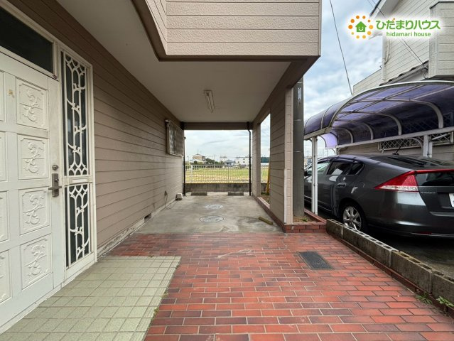 行田市持田　中古戸建の駐車場