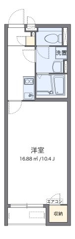 【間取り】 | クレイノビレッジ | 代表的な間取のため実際の間取とは異なる場合があります