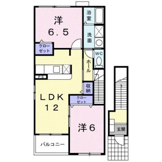 【間取り】 | グラースアンジュⅡ