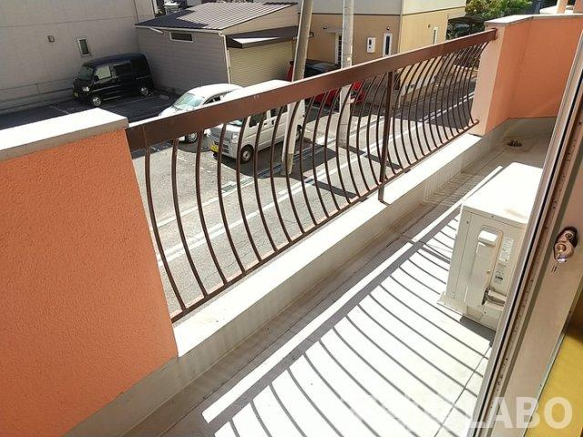 エルロード住吉7号館のバルコニー