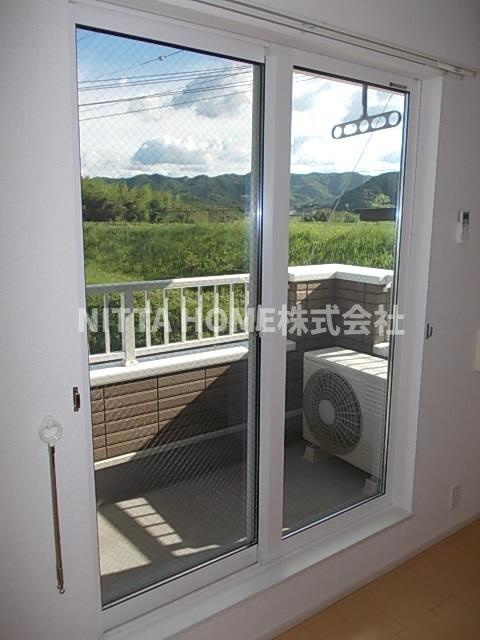 福知山市土師新町２丁目のアパートのバルコニー|南向きのバルコニーです★