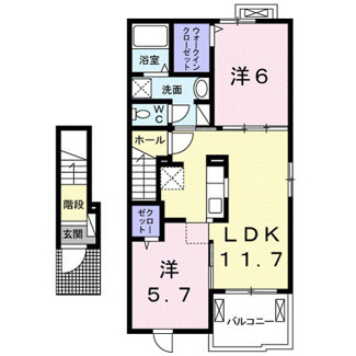 【間取り】 | ベルファミーユ　Ⅱ