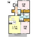 【間取り】 | 2LDKの間取り！