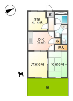 【間取り】 | プチシャトー御立