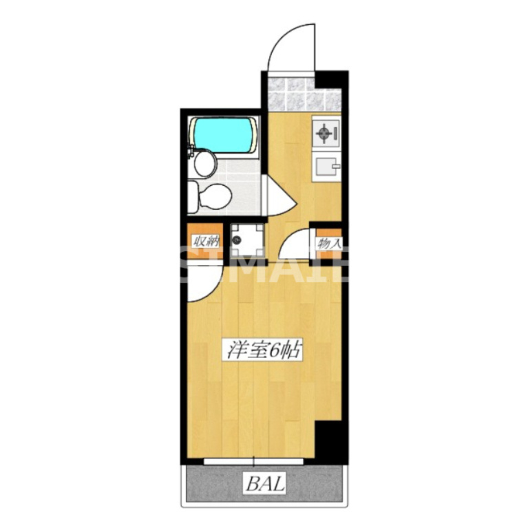 ウエストヒル今井苑の間取り|二面採光のお部屋です☆ミ