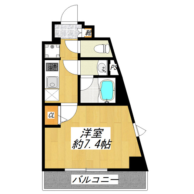 アルテシモテーレの間取り|角部屋☆２面採光