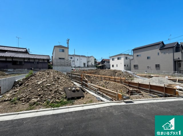 川西市見野　第5期　新築一戸建ての外観|現在の進捗状況です！順調に作業進行中、完成が待ち遠しいです！詳細の間取り等、お気軽にお問い合わせください！