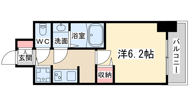 【間取り】 | プレサンス扇町駅前