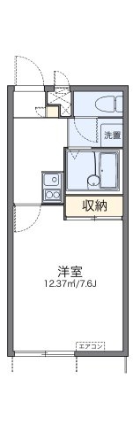 【間取り】 | レオパレス北三国丘 | 代表的な間取のため実際の間取とは異なる場合があります