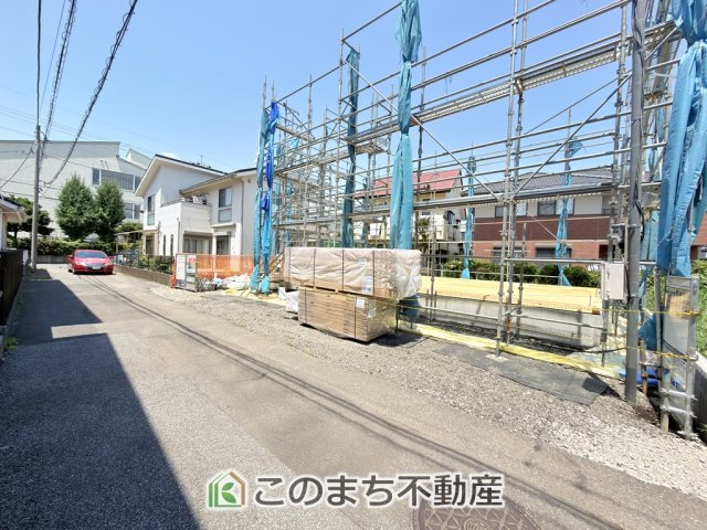 ブルーミングガーデン宇都宮市泉が丘7丁目2期の前面道路含む現地写真|前面道路含む現地写真