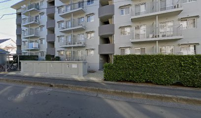 春日部ハウス１号棟の外観|きれいな外観です