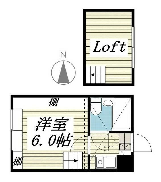 流山市大字東深井のアパートの間取り
