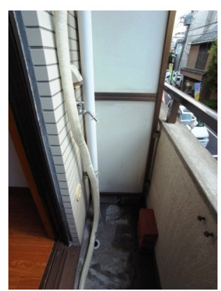 アーク境南町のバルコニー