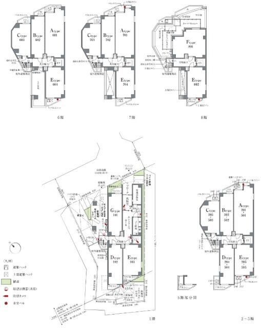 クレイシアＩＤＺ練馬富士見台の区画図