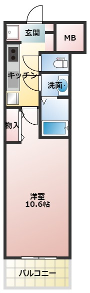 スプランディッド京橋EASTの間取り