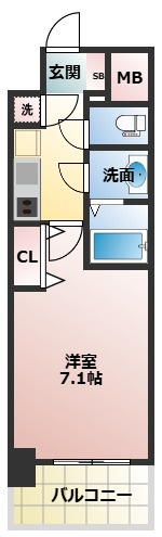 セレニテ京橋クレアの間取り