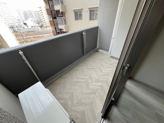 リビオメゾン新大阪のバルコニー