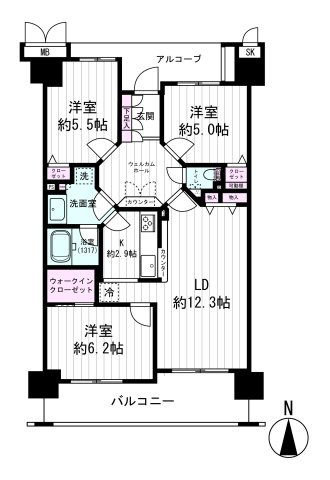【間取り】 | メイツ平野ネオフラッツ