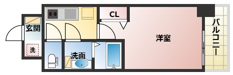 Alivis福島海老江(旧フォーリアライズ福島ルノン)の間取り