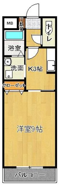 アイビーコート12の月の間取り