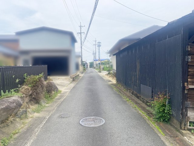 【前面道路含む現地写真】 | 鈴鹿市岸岡町 | 北側道路