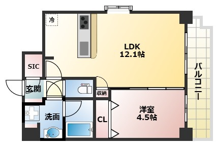 【間取り】 | スプランディッド阿倍野